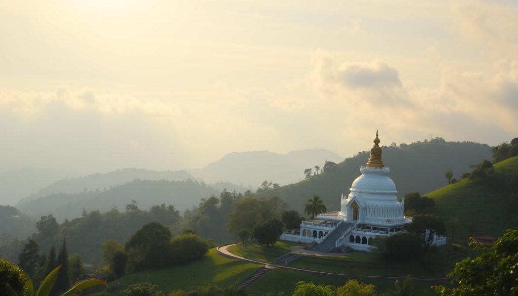 experience at Nelligala International Buddhist Center