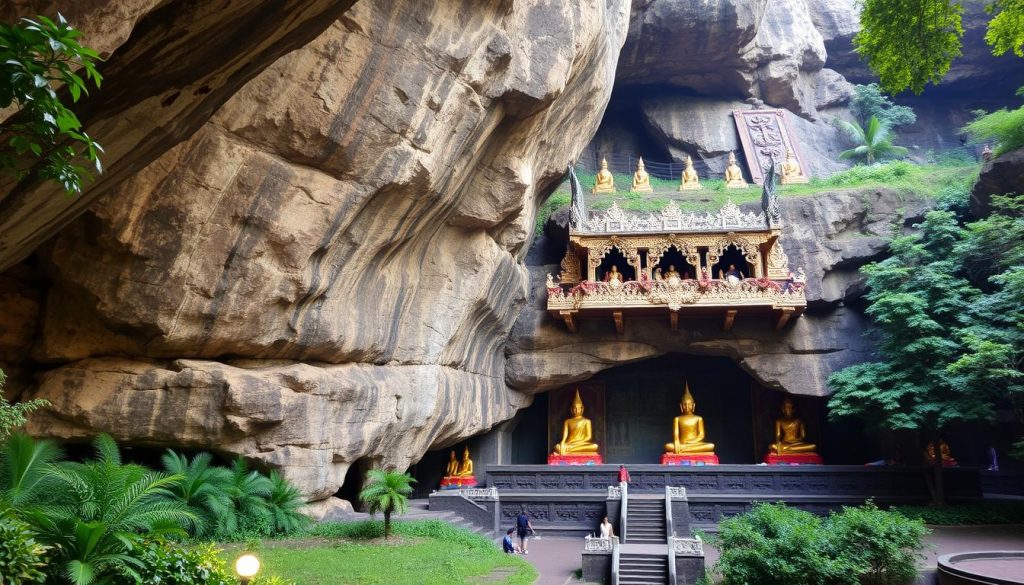 explore dambulla cave temple