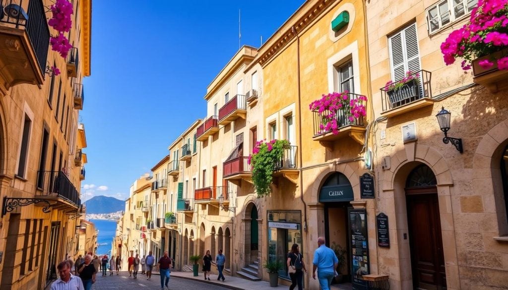 exploring Valletta on foot