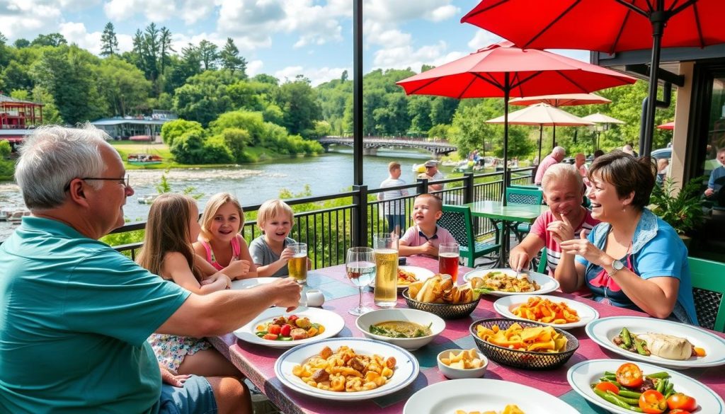 family-friendly dining Wisconsin Dells