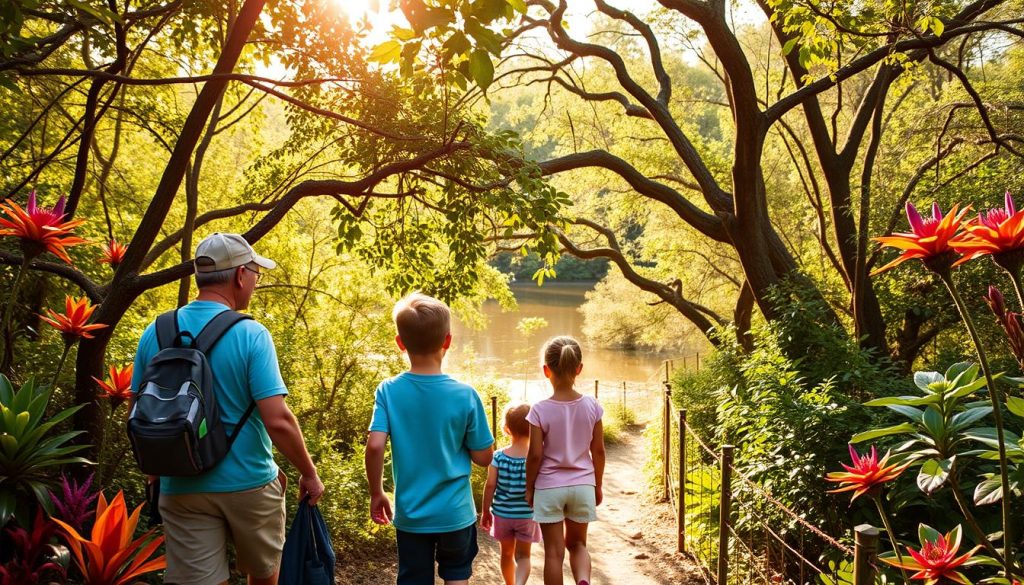 family nature walks at Rio Grande Nature Center