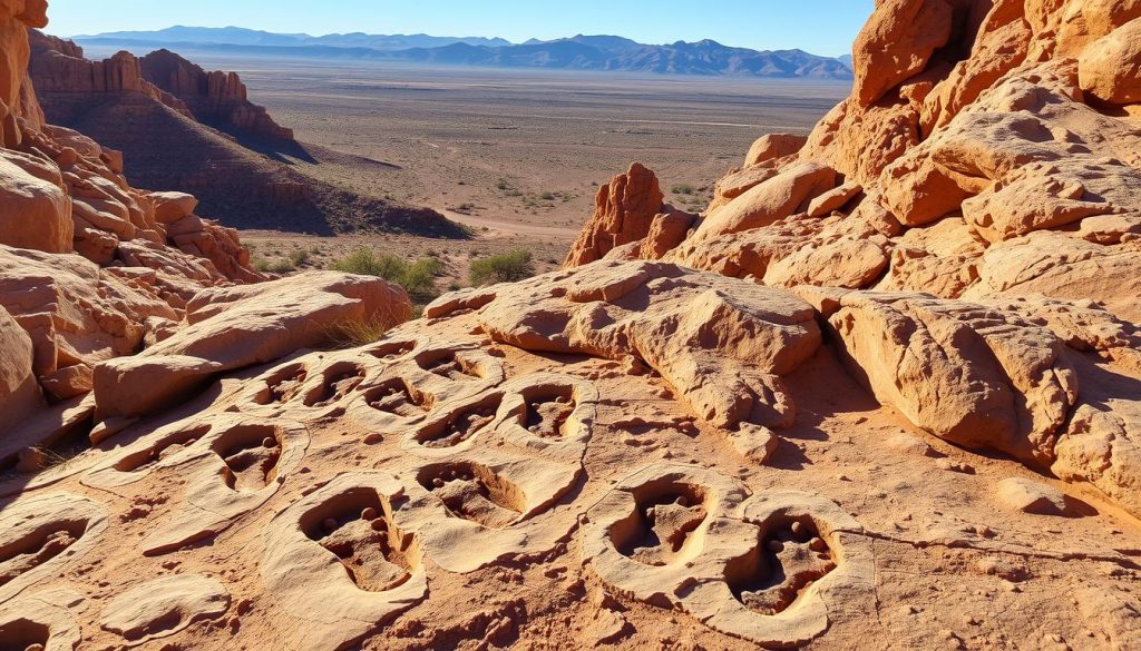 fossilized footprints Las Cruces