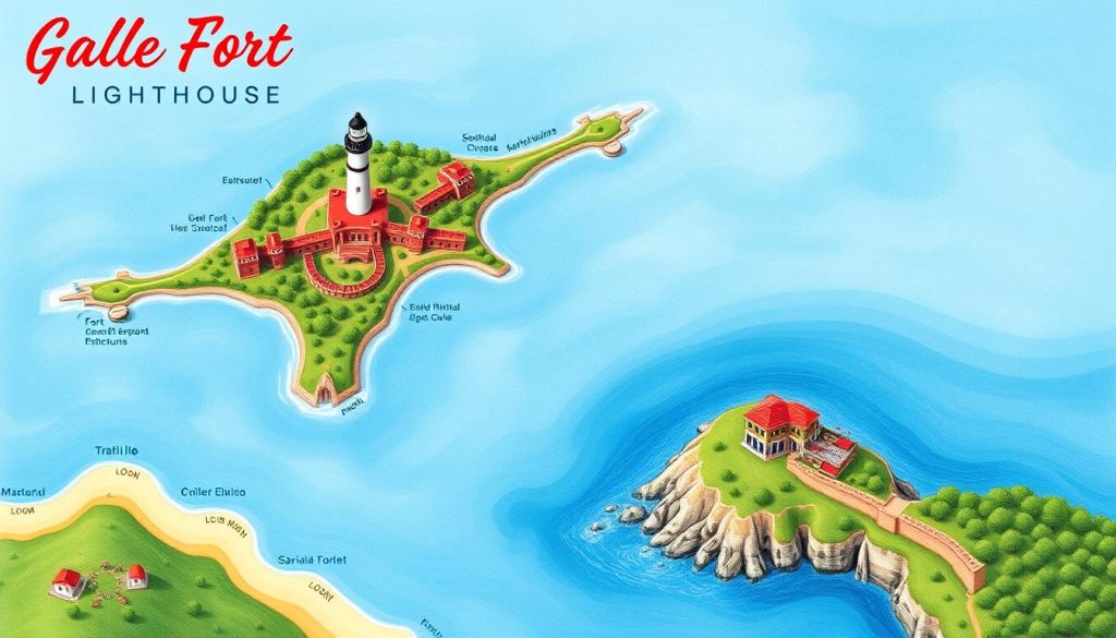 galle fort lighthouse location map galle fort lighthouse location map