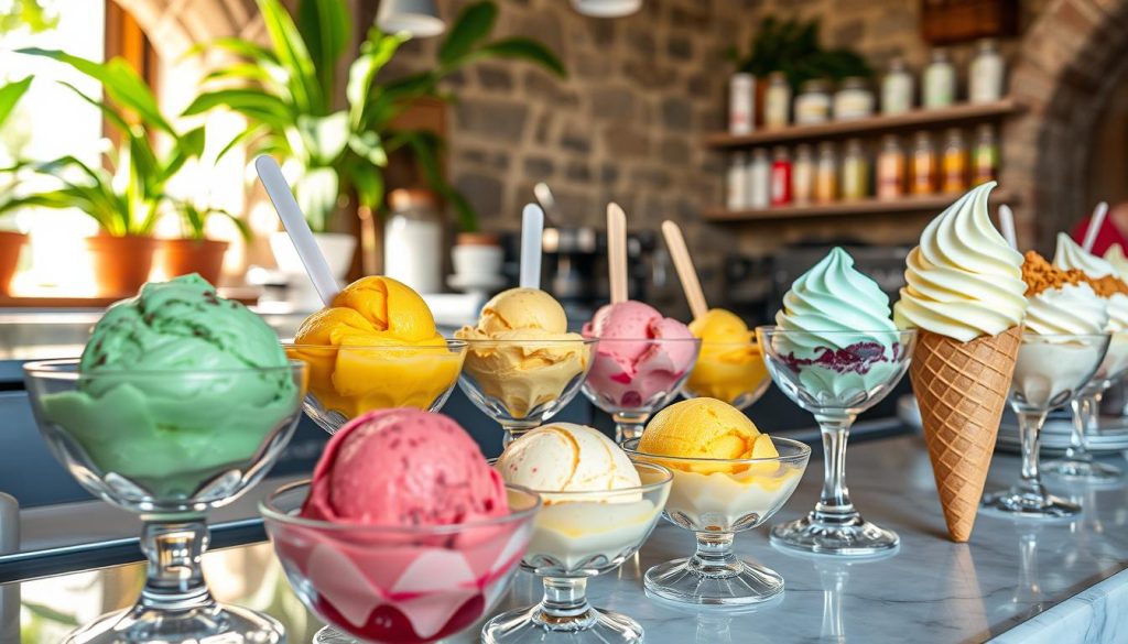 gelato dessert galle gelato dessert galle