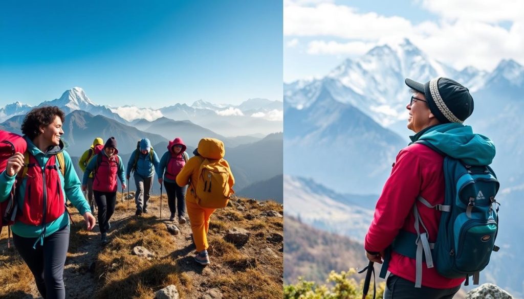 group versus solo trekking group versus solo trekking
