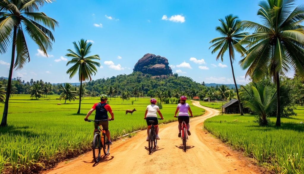 guided cycling tours in Sigiriya