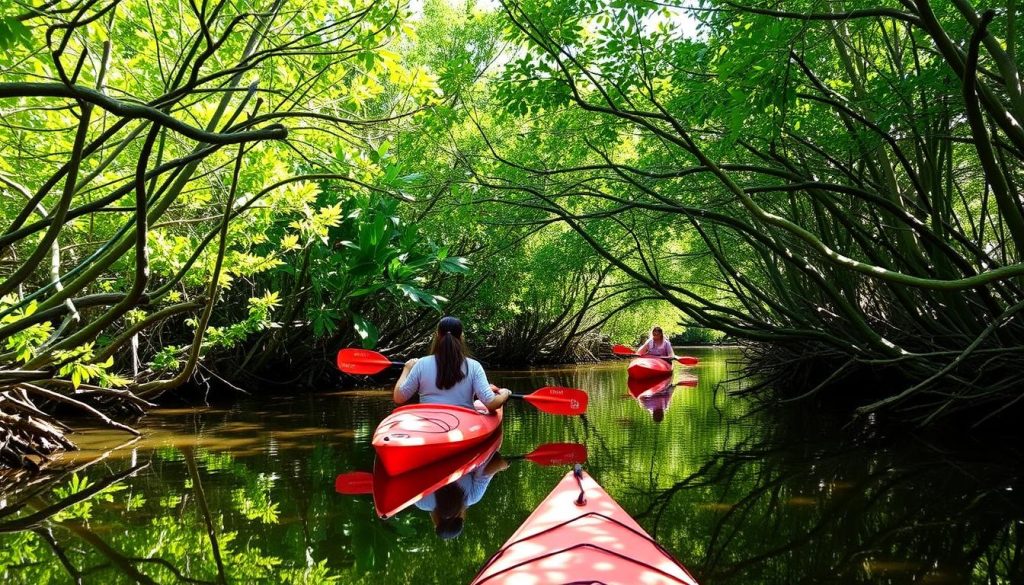 guided kayak tours in Sur mangroves guided kayak tours in Sur mangroves