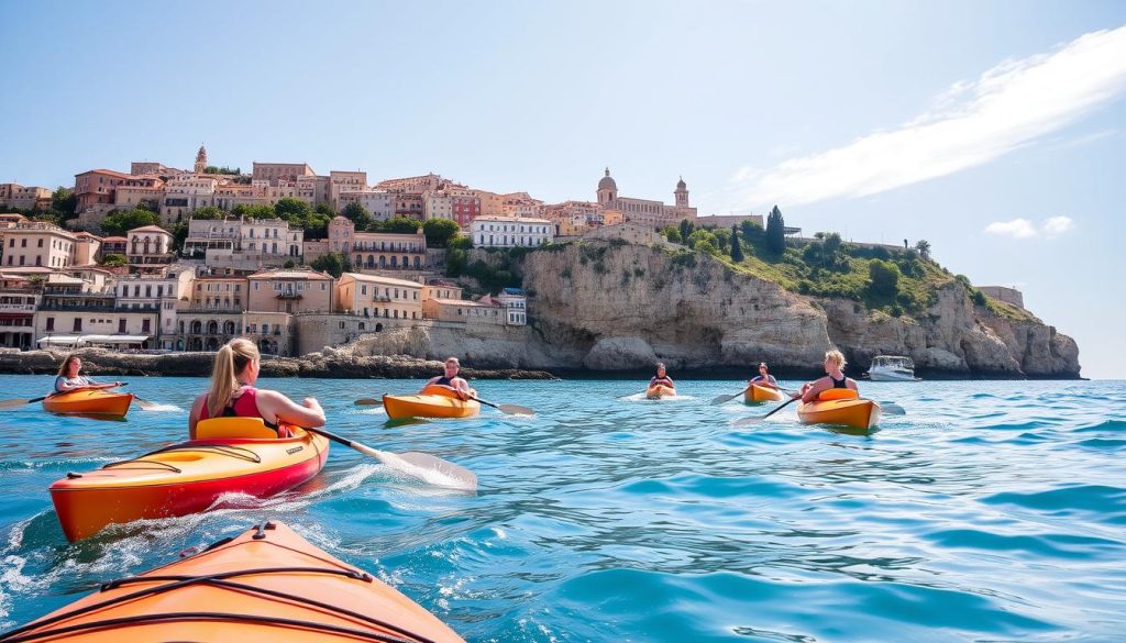 guided kayaking tours Valletta