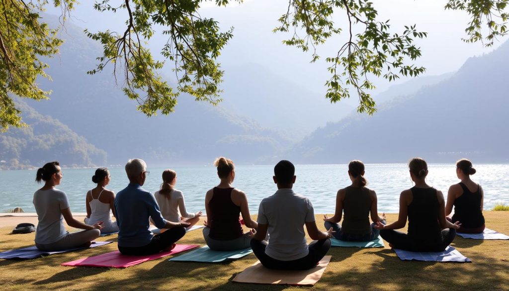 guided meditation classes Pokhara