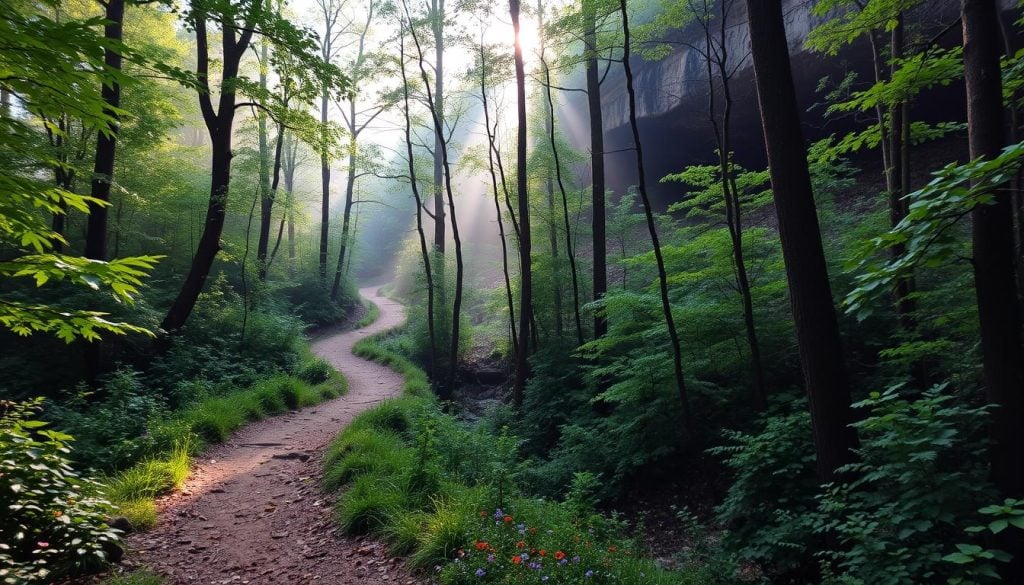 hiking trails Mammoth Cave