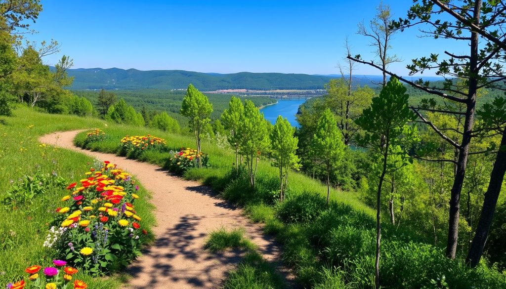 hiking trails in La Crosse with scenic views