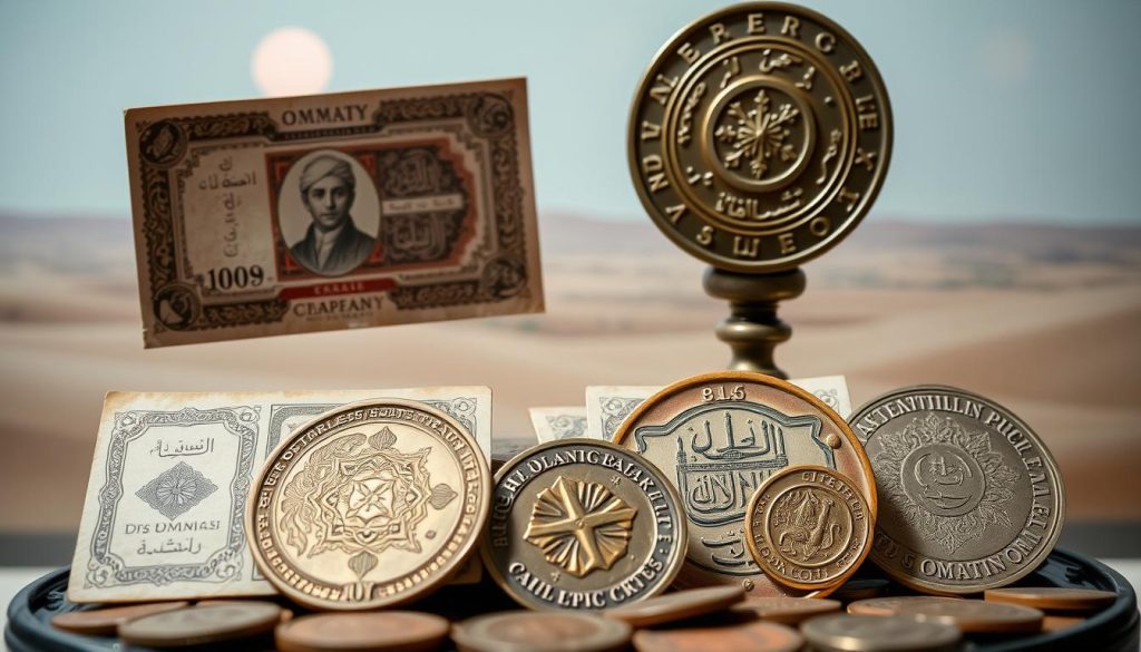 historic Omani currency historic Omani currency