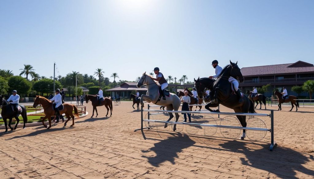 horse training at Al Shaqab horse training at Al Shaqab
