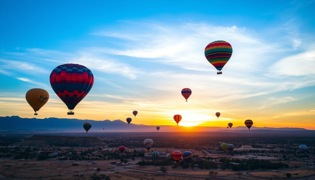 hot air ballooning in Albuquerque