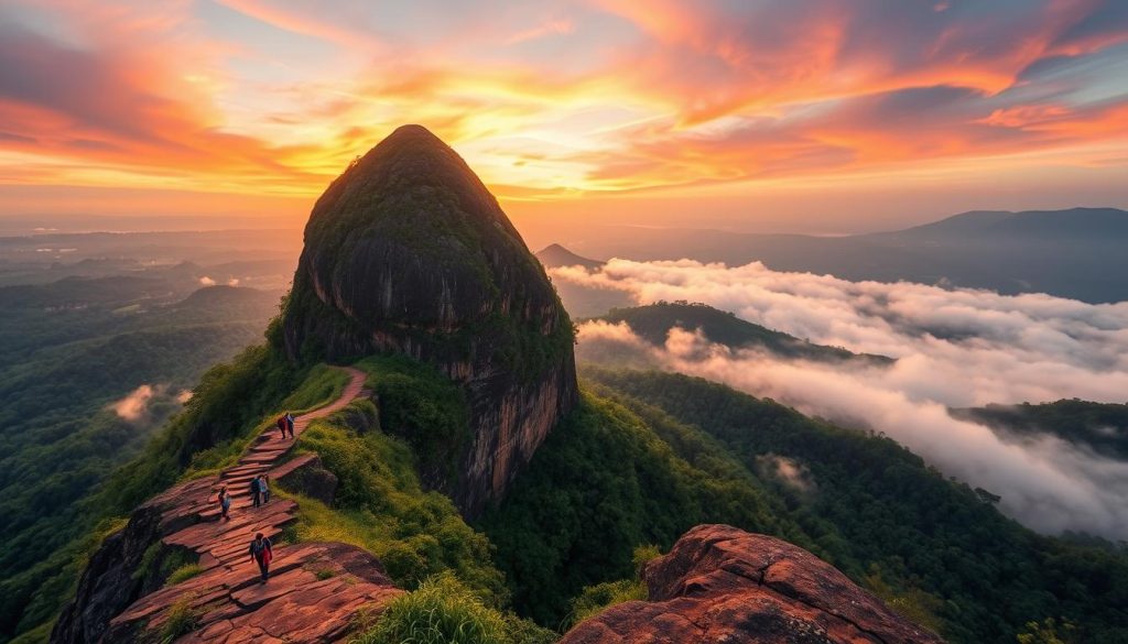 ideal hiking times Sigiriya