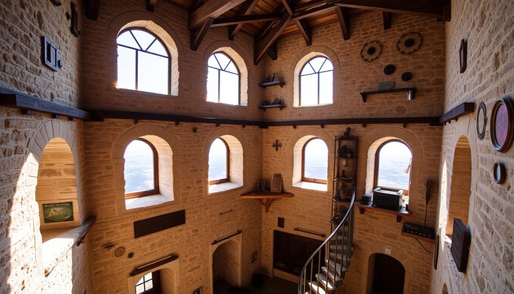 inside the tower inside the tower