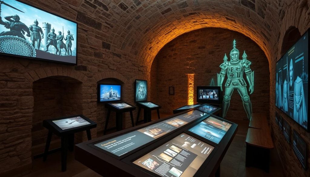 interactive displays at Limassol Medieval Castle