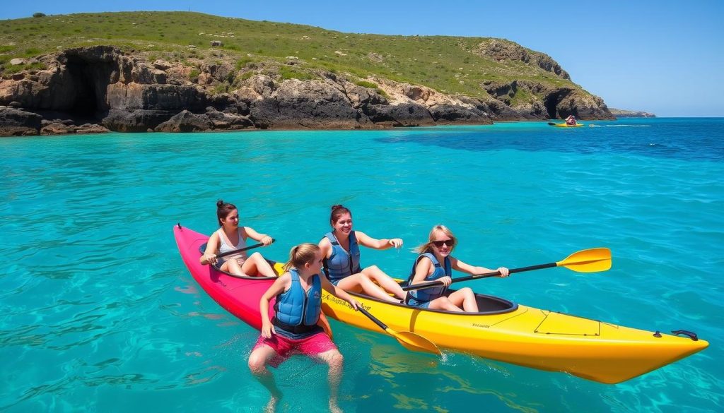 kayaking Comino kayaking Comino