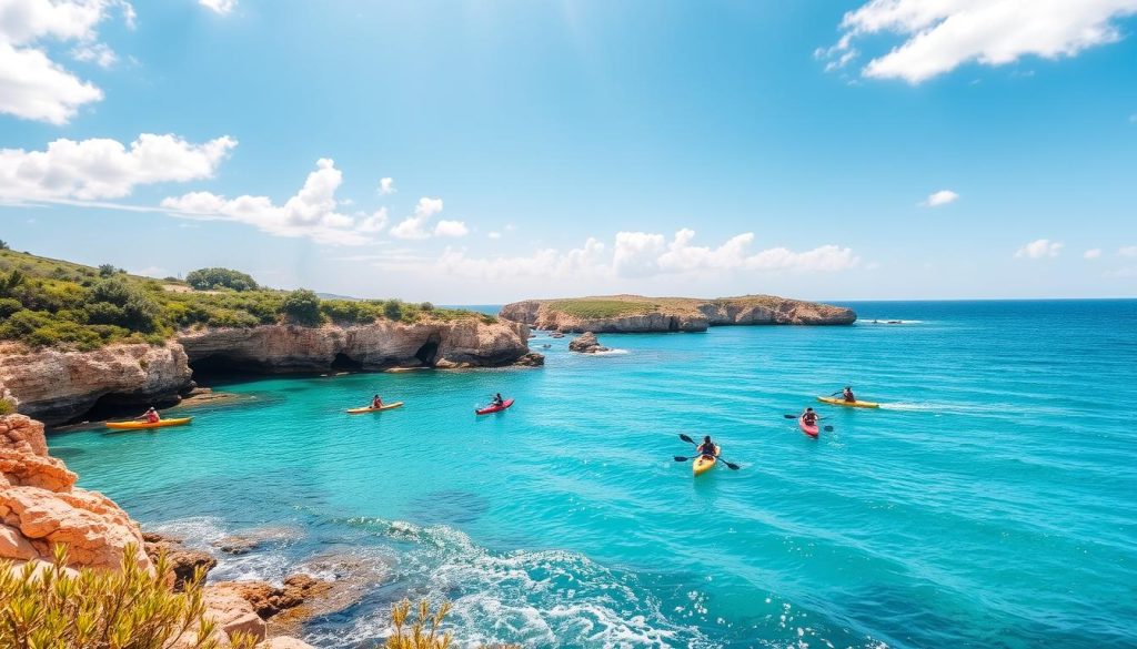 kayaking adventures in unique bays Limassol