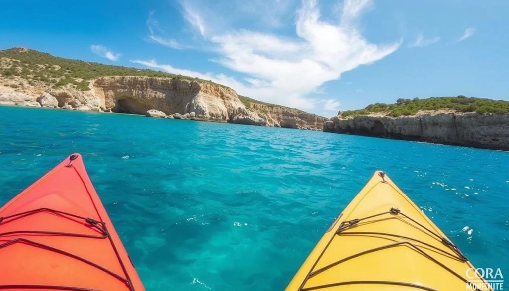 kayaking in Gozo kayaking in Gozo