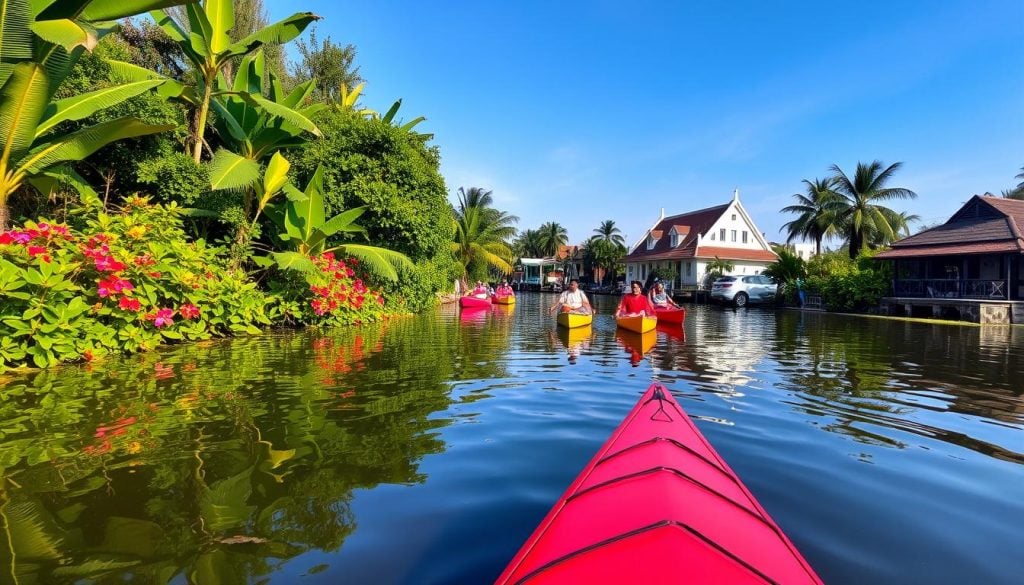 kayaking tours on Colombo's canals