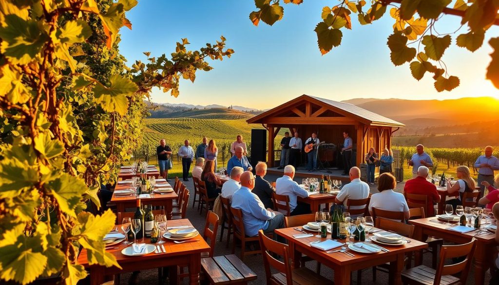 live music and wine tasting at a winery live music and wine tasting at a winery