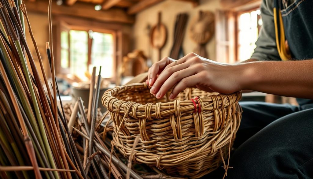 local experiences in basket weaving workshop