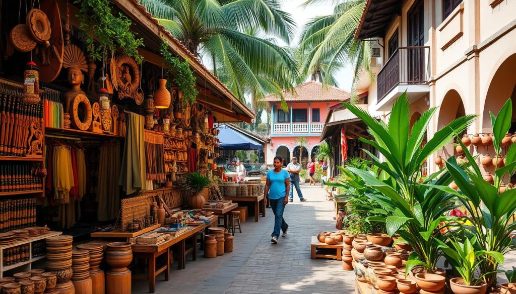 local handicraft workshops and shopping in Galle