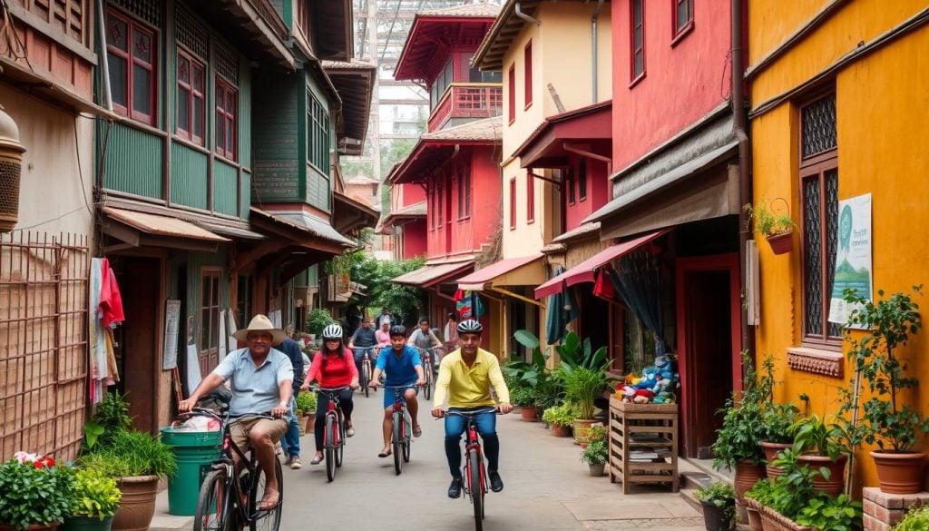 local-led cycling tours Bhaktapur