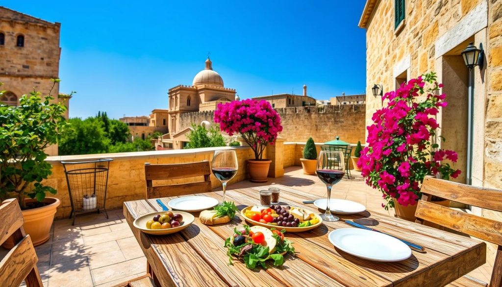 lunch in Mdina