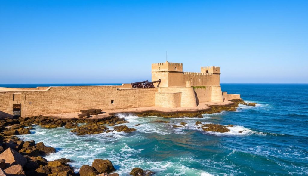 maritime defense at Bilad Sur castle maritime defense at Bilad Sur castle