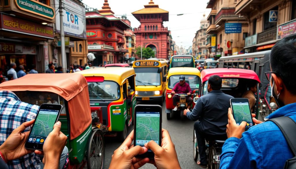 mobile apps for transport in kathmandu