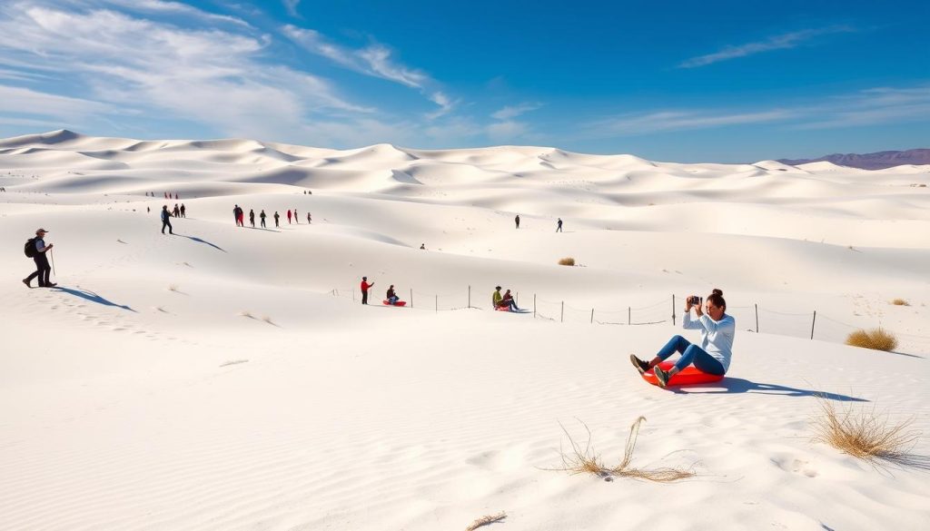 outdoor activities in White Sands National Park