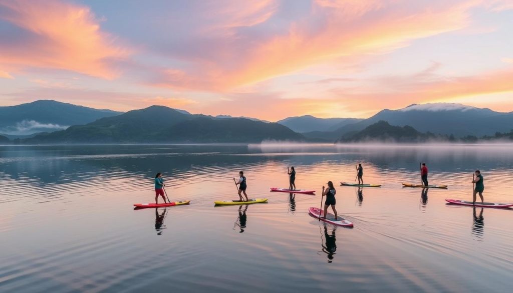 paddleboarding lessons Phewa Lake