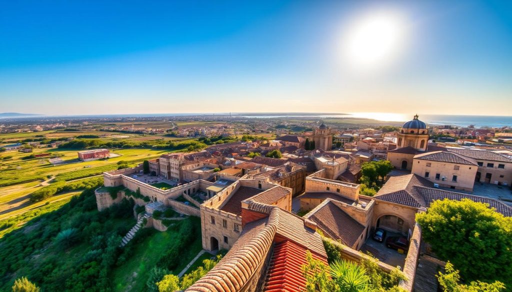 panoramic views in Mdina panoramic views in Mdina