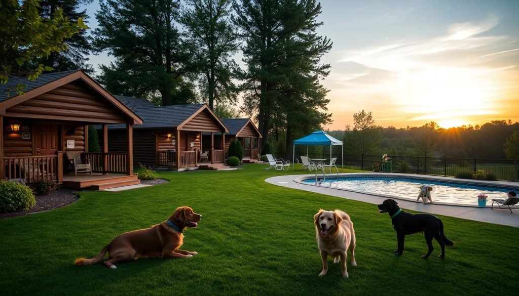 pet-friendly resorts in Wisconsin Dells