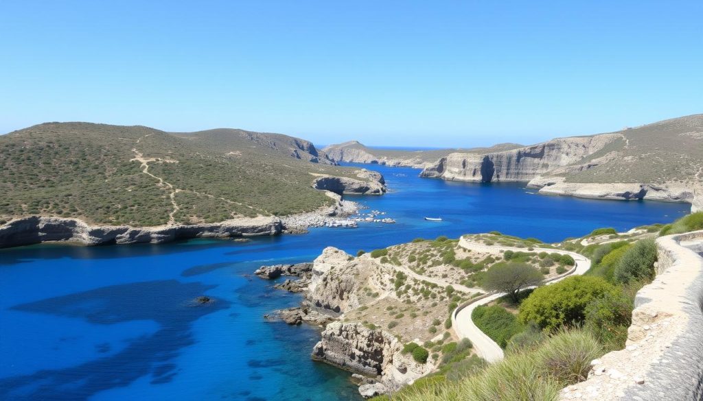popular Comino hiking routes popular Comino hiking routes