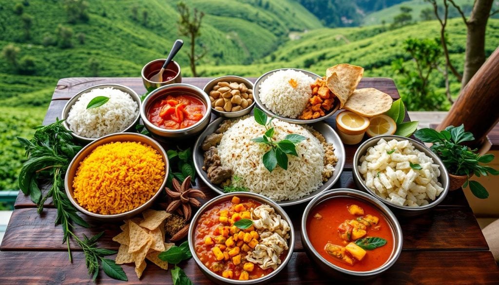 popular local Sri Lankan dishes