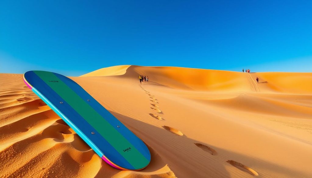 preparing for sliding down sand dunes preparing for sliding down sand dunes