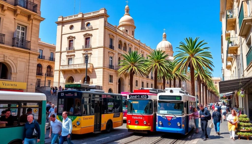 public transport Valletta