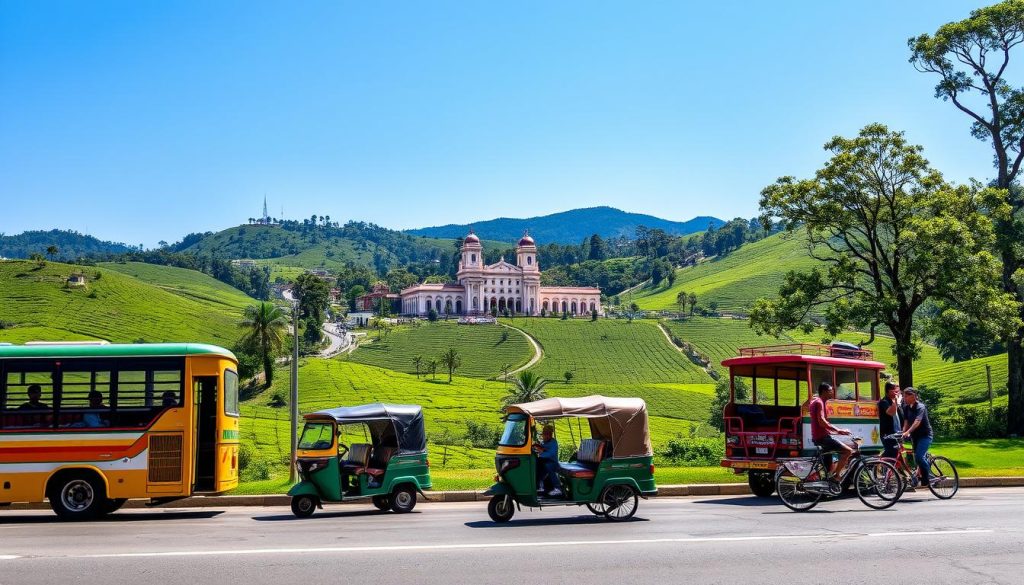 public transportation in Nuwara Eliya