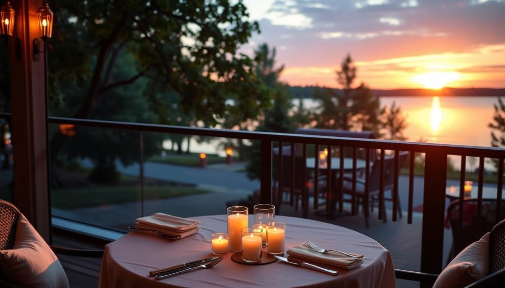 romantic dining Wisconsin Dells