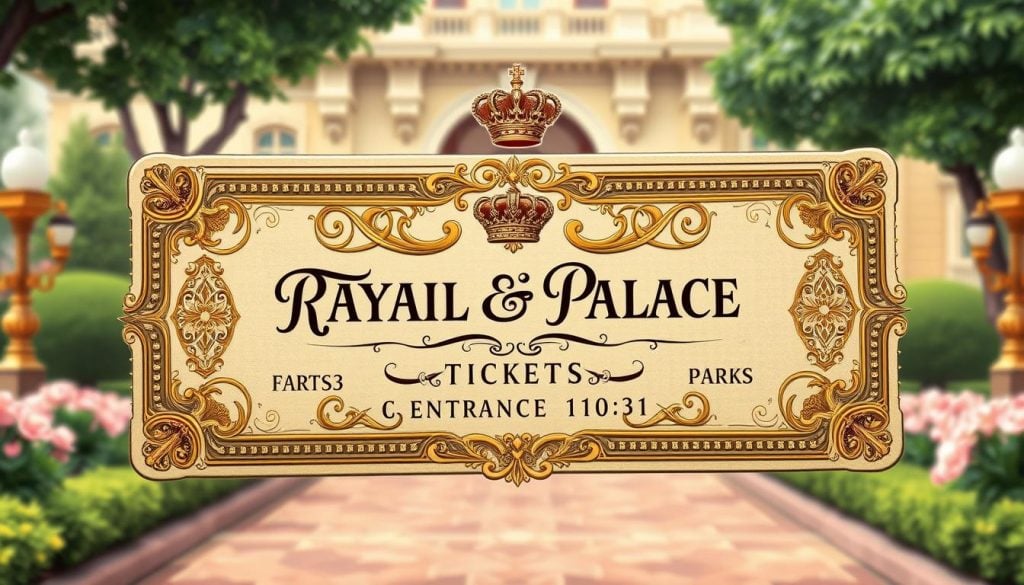 royal palace park entrance ticket