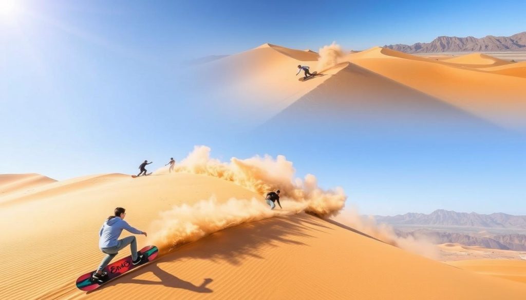 sandboarding lessons Wahiba Sands sandboarding lessons Wahiba Sands