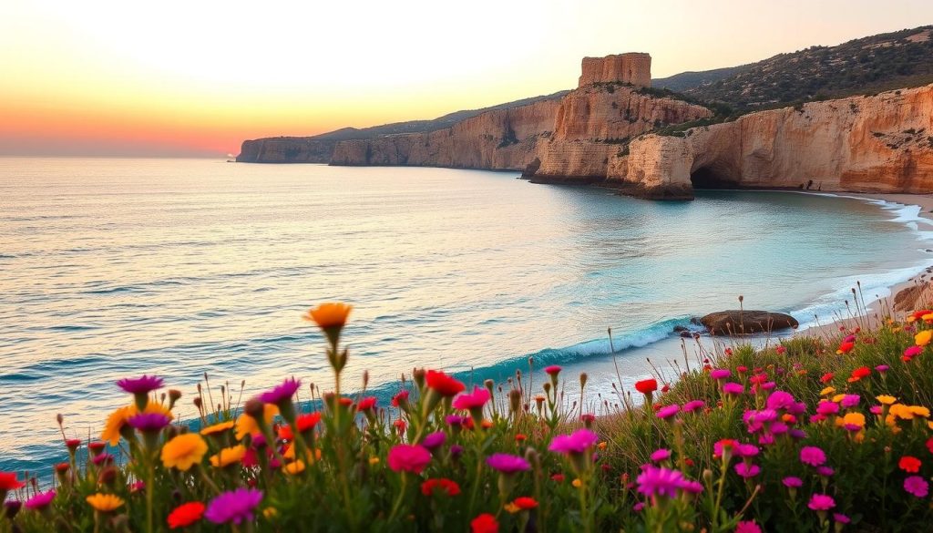 scenic beauty of the Mediterranean coast scenic beauty of the Mediterranean coast