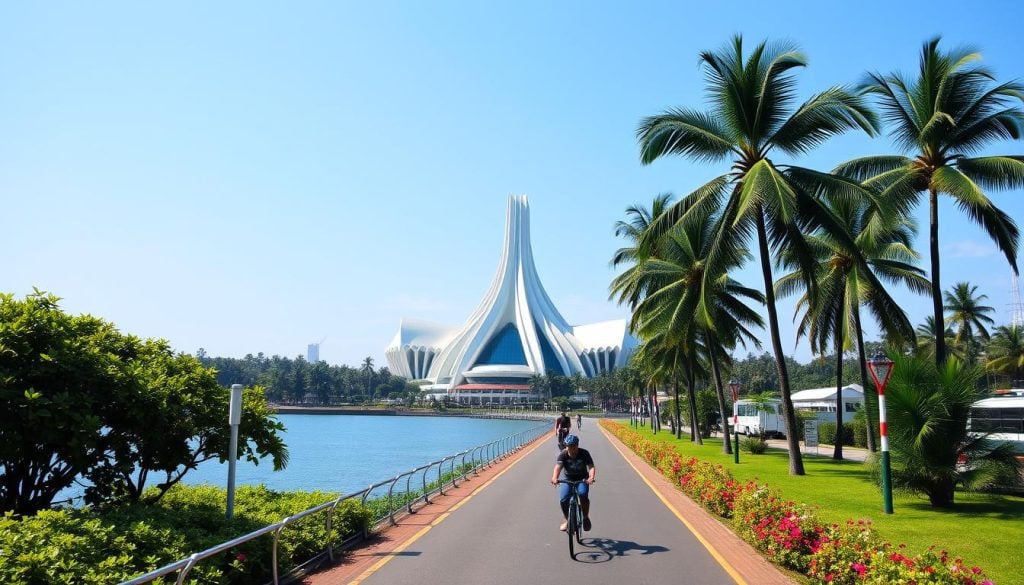 scenic cycling routes Colombo