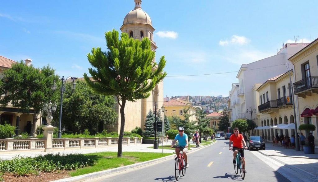 scenic cycling routes in Nicosia