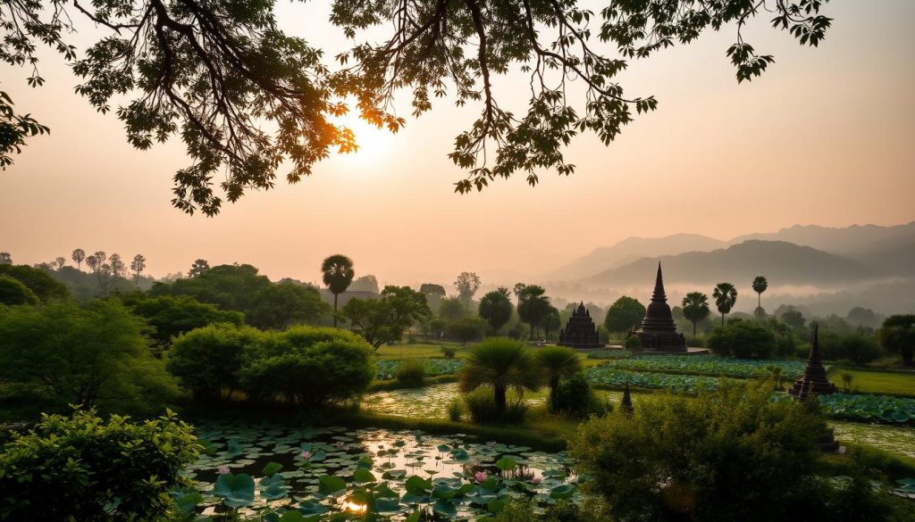 serenity in the birthplace of buddha serenity in the birthplace of buddha