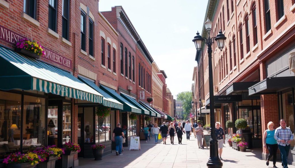 shopping in historic downtown La Crosse shopping in historic downtown La Crosse