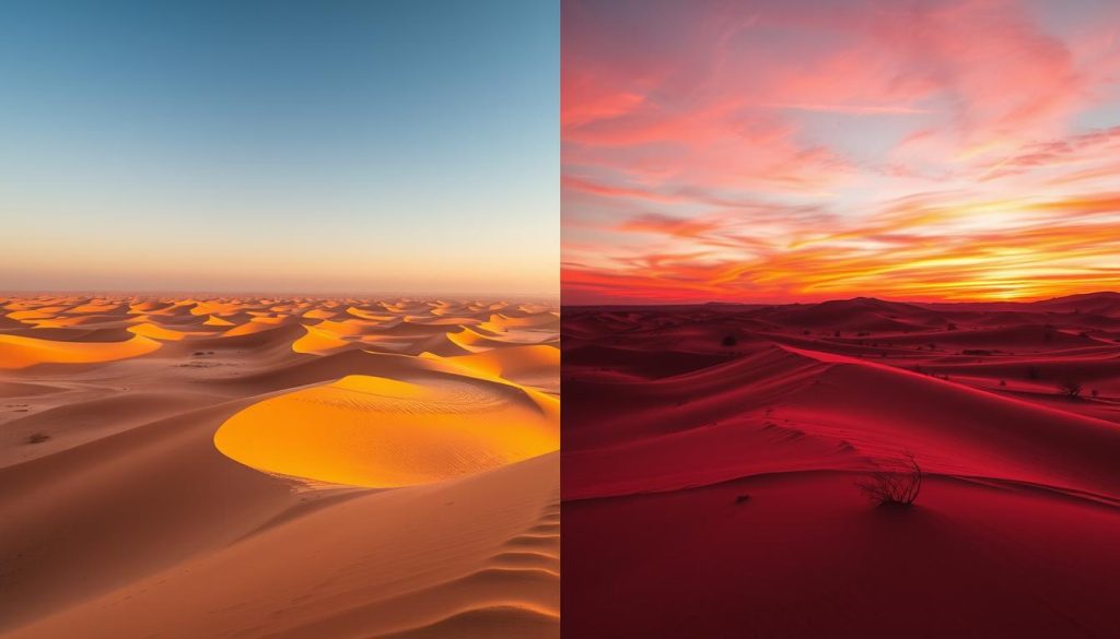 sunrise sunset Wahiba Sands sunrise sunset Wahiba Sands
